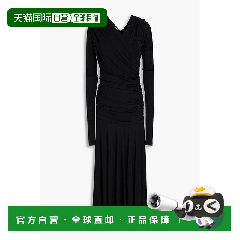 1h可退 香港直邮GANNI 甘尼 女士 ress 垂褶长款毛线衫 T42133709