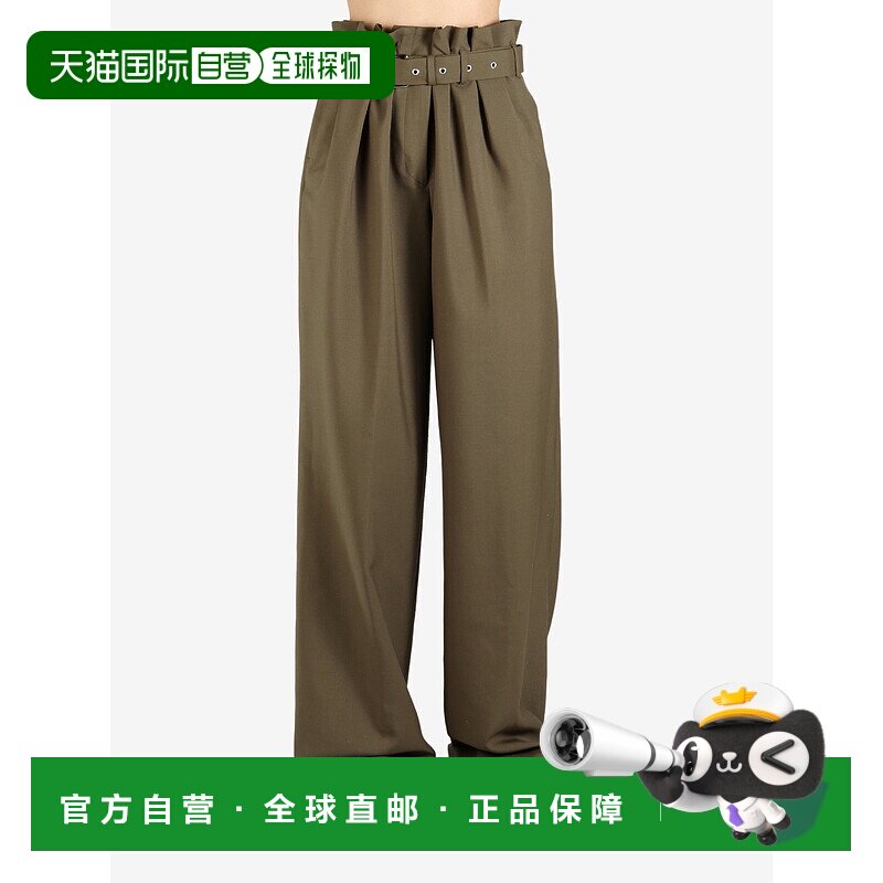 美国直邮DRIES VAN NOTEN - Women Belted Wool Trouser新款