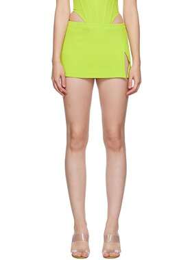 潮奢 Miaou 女士 绿色 Micro 短裙 4012CLNELI