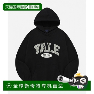 高档休闲百搭舒适 韩国直邮YALE 色拱形连帽衫 23FW 高级感