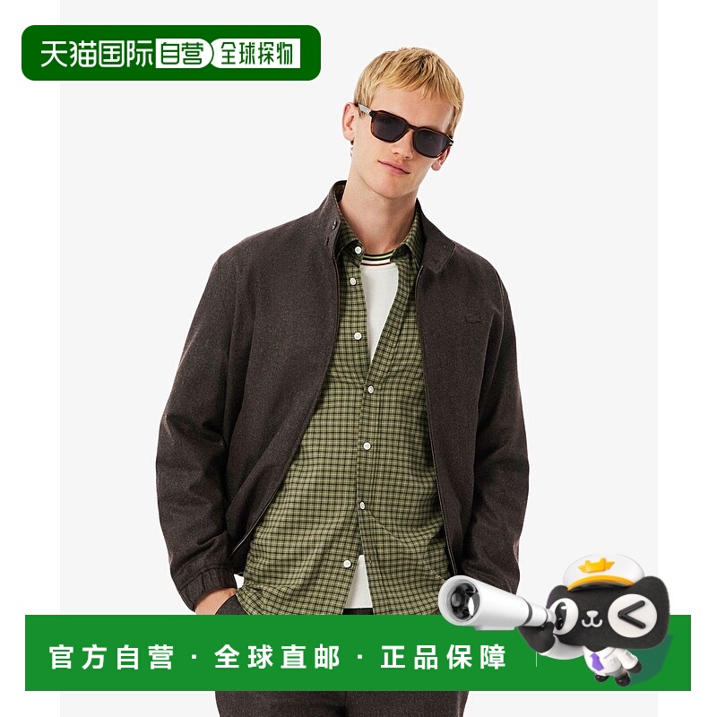 日本直邮Wool Herringbone 羊毛人字纹立领哈灵顿夹克