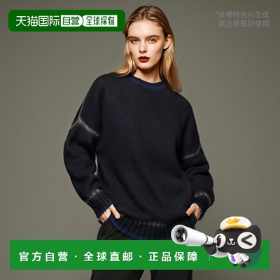 1h可退 日本直邮CFCL 女士莫海尔混纺宽松毛衣 CF008KN142羊毛