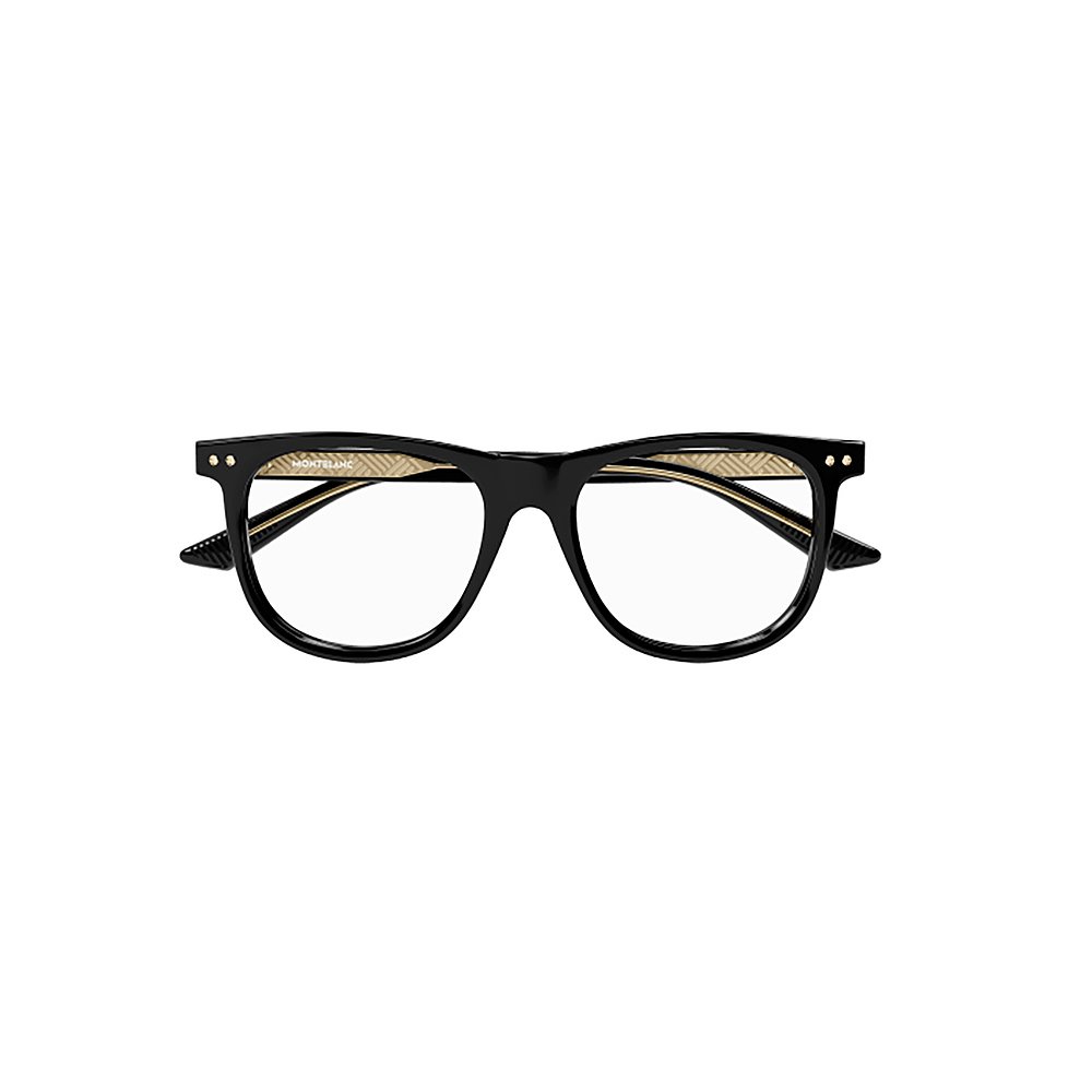 MONTBLANC 男士太阳镜 MB0323O001 AW2024 黑色 1JA44VP0A