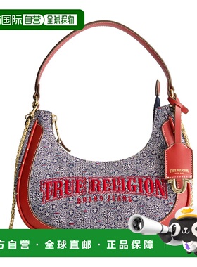 自营 True Religion条纹牛仔小Hobo-红色 美国奥莱直发