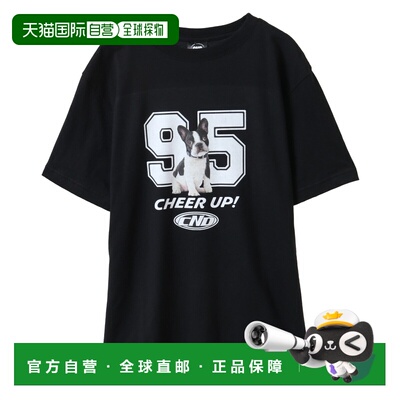 1h可退 日本直邮Candy Stripper 男女同款CHEER UP T恤 1254603