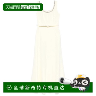 Midi连衣裙 饰沉重 Cady 美国奥莱直 黄色 roland 自营 mouret装