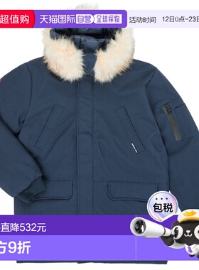 欧洲直邮Redskins 男孩 VENISE 派克大衣 蓝色