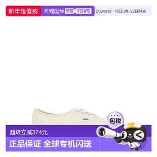 1h可退 香港直邮Vans 范斯 男士 Authentic 白色帆布运动鞋 VN000