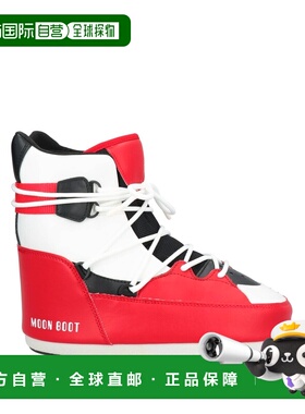 香港直邮moon boot 月亮靴 男士 脚踝靴 red红色 舒适时尚