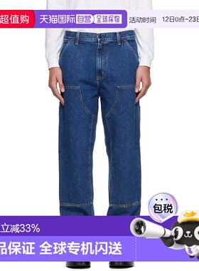 1h可退 香港直邮潮奢 CARHARTT WIP 男士 蓝色 Double Knee 牛仔