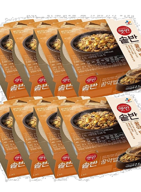 韩国直邮希杰进口HETBAHN嗨拌石锅健康营养饭微波速食饭方便8盒