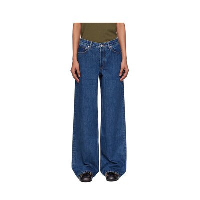 1h可退 香港直邮潮奢 A.P.C. 女士 蓝色 Elisabeth 牛仔裤 COHTDF