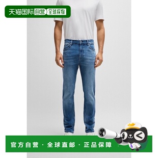 自营欧洲直邮HUGO BOSS雨果BOSS BLACK Delaware 修身牛仔裤 采用