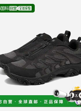 日本直邮MERRELL MOAB 3 TREK ZIP - 限量版 - 男士黑色低帮运动