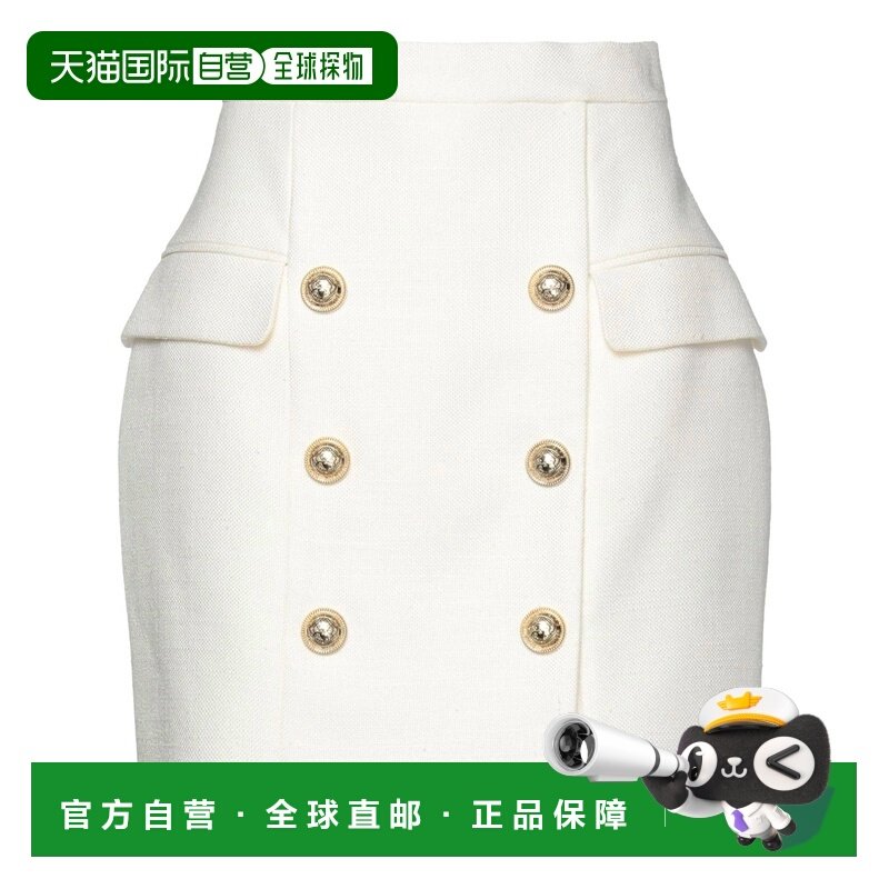 香港直邮Balmain 巴尔曼 女士 迷你半身裙 white白色 舒适时尚,女装/女士精品,半身裙,淘宝优惠券,粉丝福利购,淘宝优惠卷