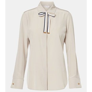 Apollo 女士 crêpe 蝴蝶结装 001379 MaxMara 饰真丝衫 麦斯玛拉