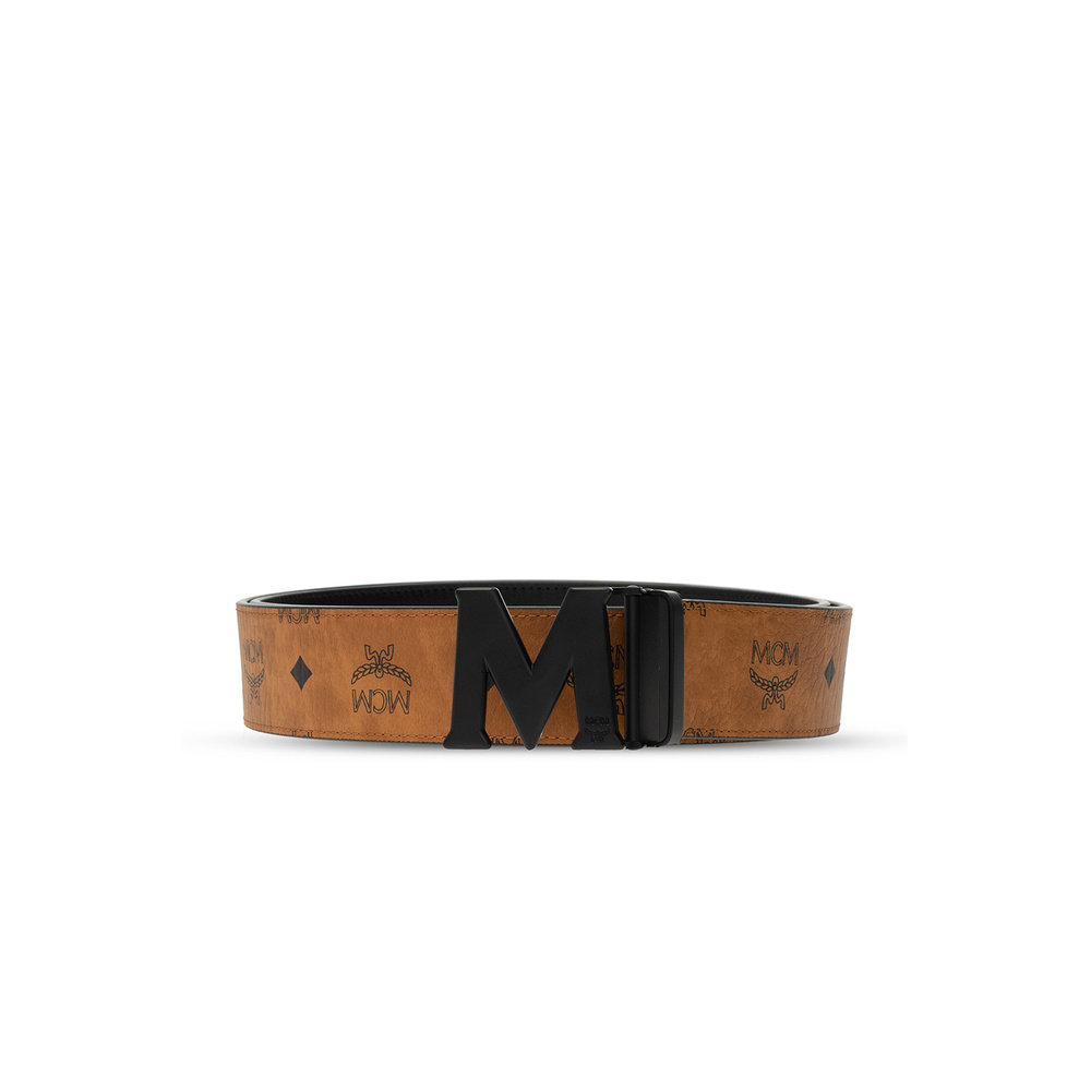 香港直邮MCM 男士腰带 MXBAAVI080CO CO 棕色 Belt with logo皮带