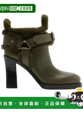 香港直邮BURBERRY 女士高跟鞋 80949661 AW2024 黑色 Cosy Stirru