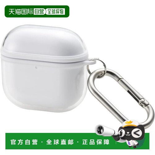 【日本直邮】ELECOM AirPods4代 耐冲击 MUBRAIN壳 AVA-AP06AIR2W