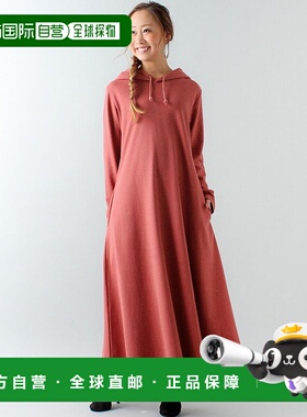 日本直邮JUNOAH A系列长袖针织连衣裙式派克大衣 [AM5609EW00810]