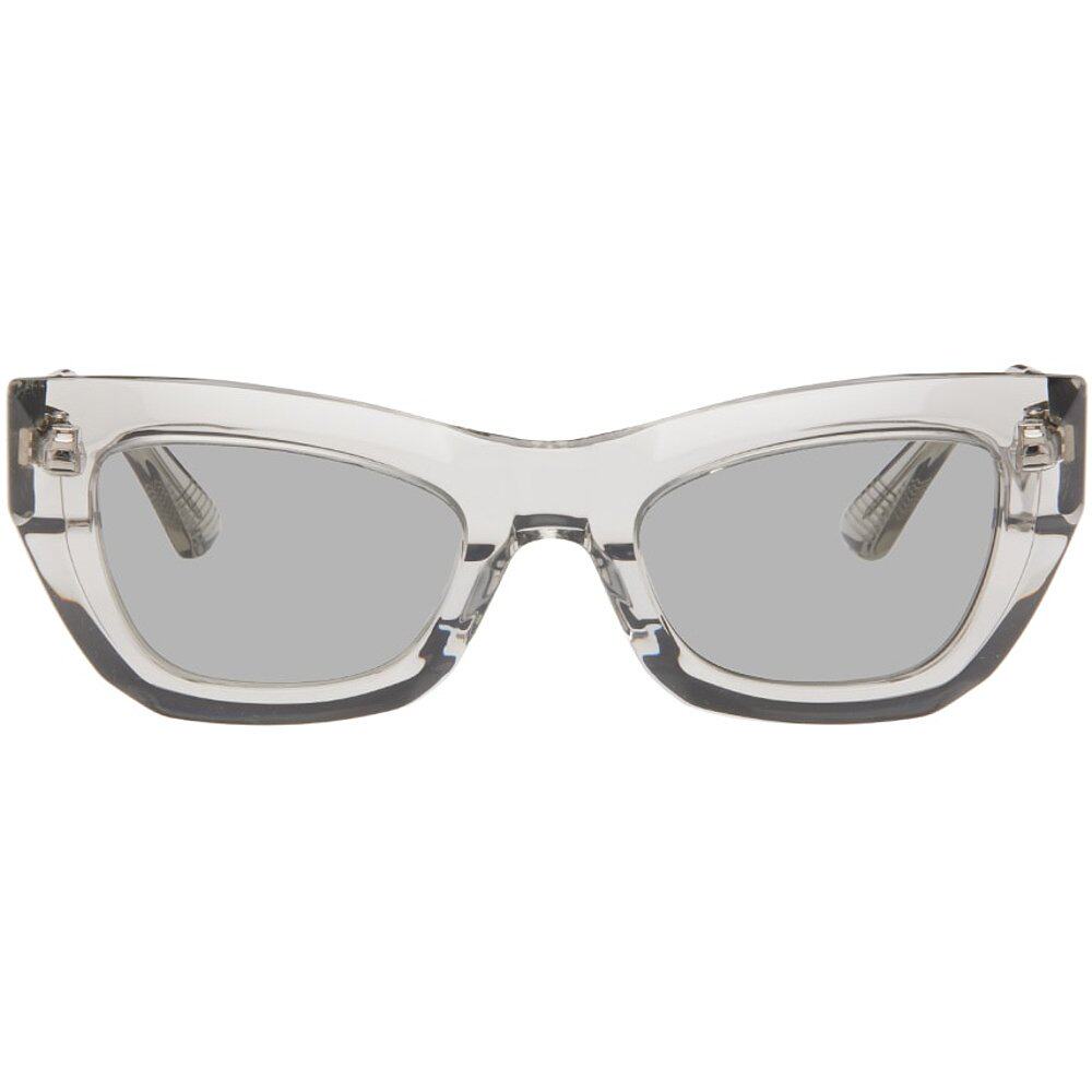 潮奢 bottega veneta 葆蝶家 男士灰色太阳镜