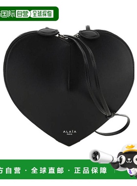 1h可退 香港直邮alaia 女士 心形单肩包 AA1P003C0Y75 black黑色