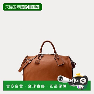 自营欧洲直邮RALPH LAUREN拉夫劳伦Purple Label牛皮旅行包