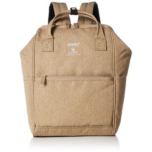 日本直邮阿耐洛Anello口金拉链 小型双肩背包 米色SPS GU-B3014