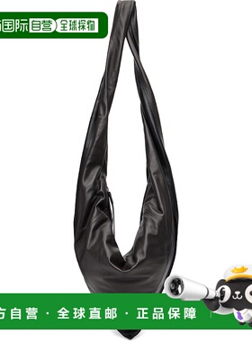 1h可退 香港直邮潮奢 Lemaire 女士 黑色 & 棕色小号 Scarf Exten