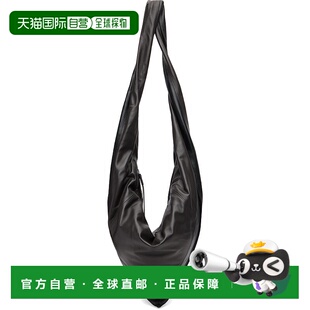 1h可退 香港直邮潮奢 Lemaire 女士 黑色 & 棕色小号 Scarf Exten