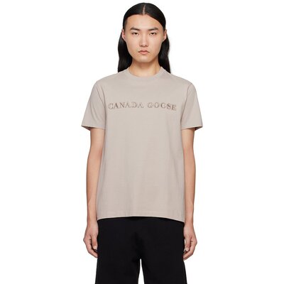 Canada Goose 加拿大鹅 男士 棕色 Emersen Crewneck T 恤 1420M2