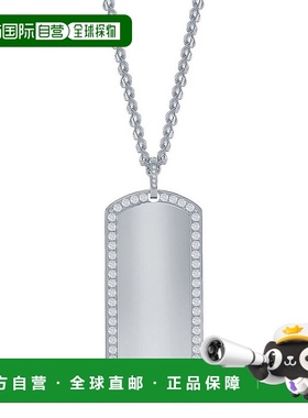 自营blackjack不锈钢 CZ 狗牌 ID 项链 美国奥莱直发