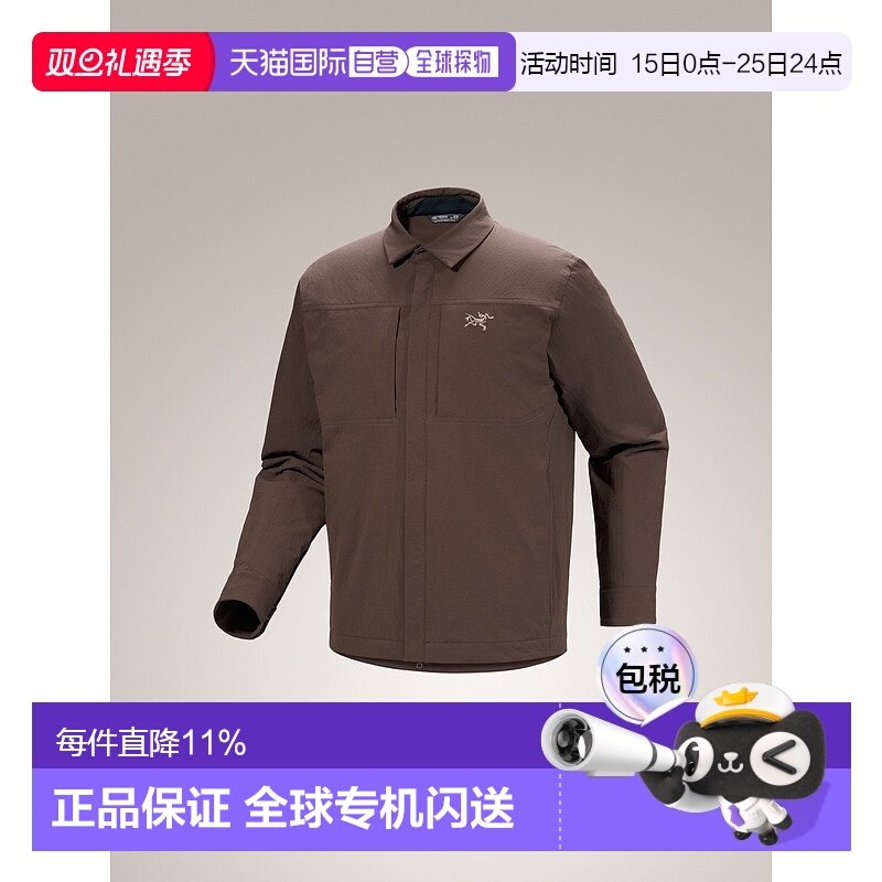 加拿大直邮Arc'teryx Cronin Insulated Overshirt 男士保暖衬衫