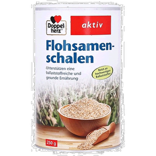 欧洲直邮Doppelherz双心洋车前子壳粉250g膳食纤维便秘排便润肠