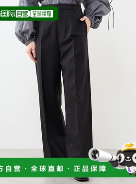 1h可退 日本直邮soffitto 女士后腰松紧直筒长裤 A0543FP328