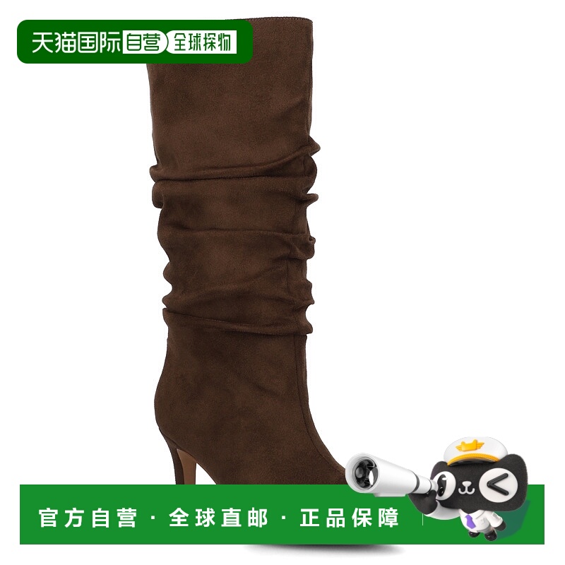 自营 journee collectionJournee女式十四行诗膝盖高宽小腿松垮靴