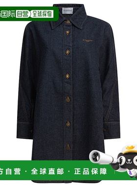 香港直邮GIVENCHY 女士衬衫 BW61F1516P401 CO 蓝色 Shirts