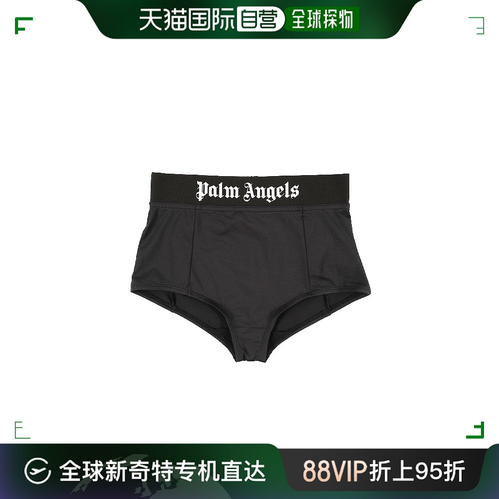 香港直邮Palm Angels棕榈天使女士打底裤短裤徽标LOGO弹力边