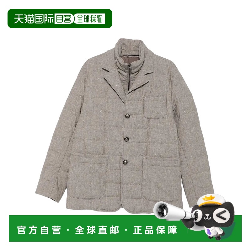 1h可退 香港直邮HERNO 男士夹克 PI00112UR334482600 AW2025 灰色
