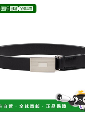 1h可退 香港直邮AURALEE 男士 黑色 Slide-Buckle 腰带 A00B04RP