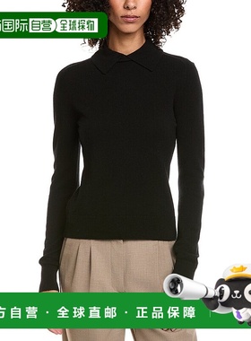 自营InCashmere领羊绒毛衣-黑色 美国奥莱直发针织衫