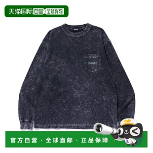 1h可退 日本直邮XLARGE 男女同款化学洗涤LOGO长袖口袋T恤 101253