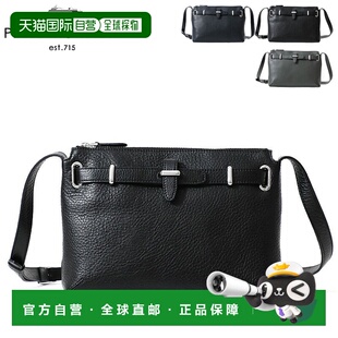 日本直邮PELLE MORBIDA 单肩包 Sacoche 单肩斜挎包真皮男士女士