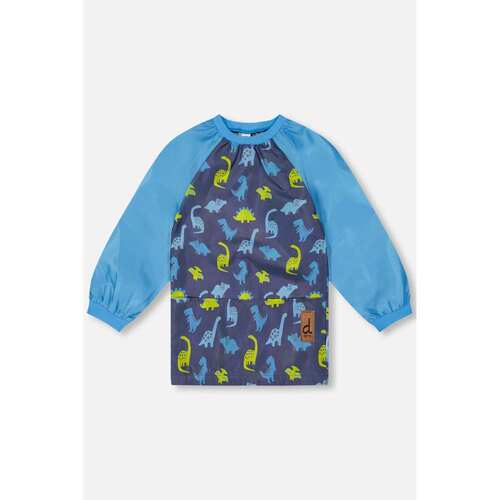 自营deux par deuxApron Blue Printed Dinos - blue printed din