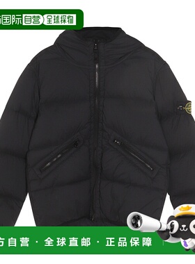 1h可退 香港直邮Stone Island 石头岛 女童 黑色羽绒夹克童装 K2S