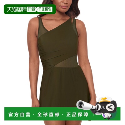自营Miraclesuit Network News Alina One-Piece - green 美国奥