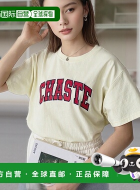 1h可退 日本直邮moment+ 女士刺绣LOGO短袖T恤 mt07174