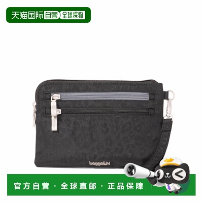 自营baggallini Women's RFID Currency Organizer Wristlet - bl
