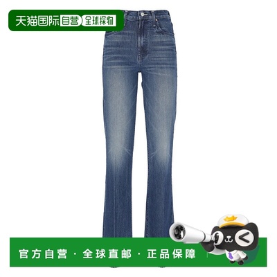 自营 mother蓝色The Rambler牛仔裤-蓝色 美国奥莱直发直筒裤