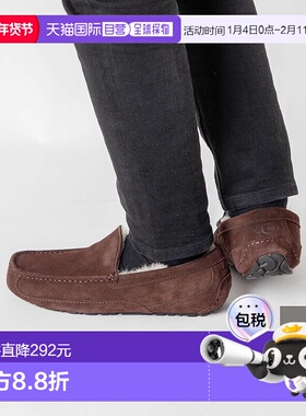 日本直邮UGG 1101110 男士莫卡辛鞋 M ASCOT 男鞋 M Ascot 皮用鞋